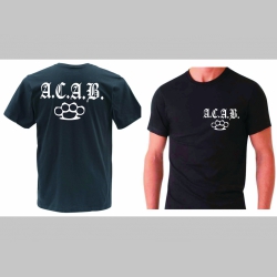A.C.A.B.  BOXER pánske tričko s obojstrannou potlačou 100%bavlna značka Fruit of The Loom